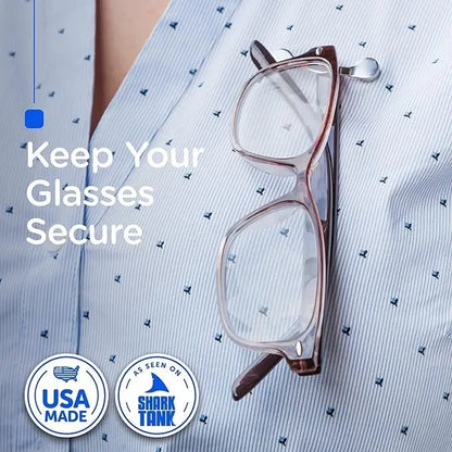 Never Drop Your Glasses Again with Ultra-Strong Magnetic Eyeglass Holder Clip