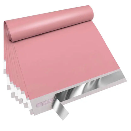 Waterproof Tear-Resistant Pink Poly Mailers Self Sealing