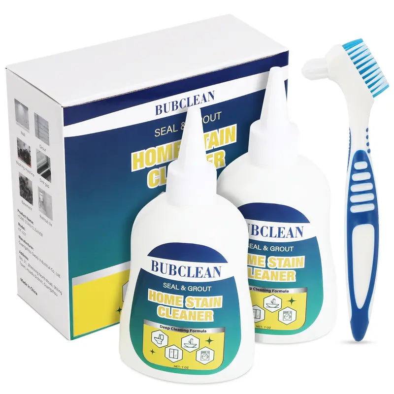 Professional Heavy-Duty Mold & Grout Stain Removal Gel With Built-In Brush