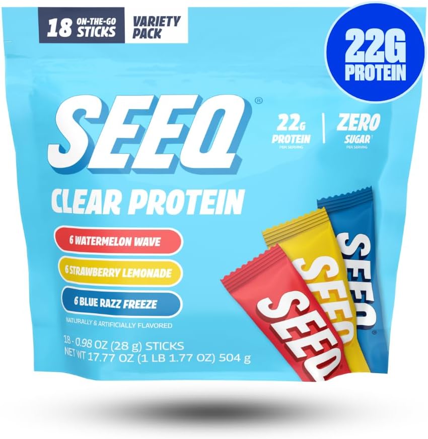 Clear Whey Protein Stick Pack: 22g Protein Without The Heavy Shake Feel