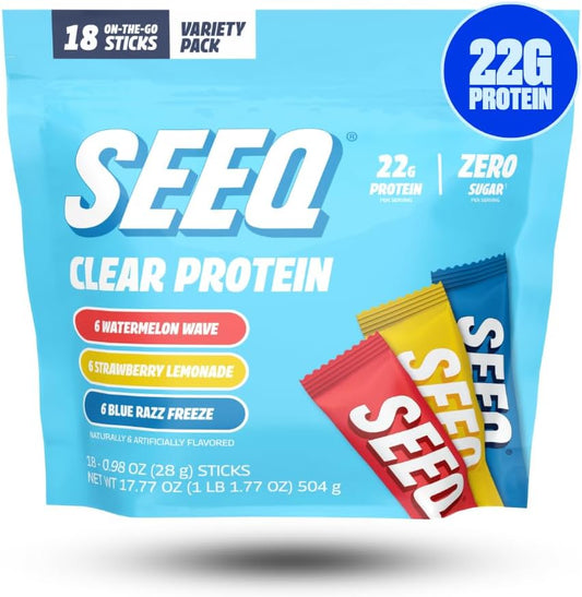 Clear Whey Protein Stick Pack: 22g Protein Without The Heavy Shake Feel