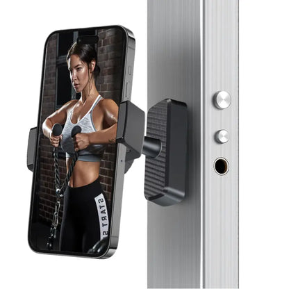 Magnetic Gym Phone Holder For Workout Recording