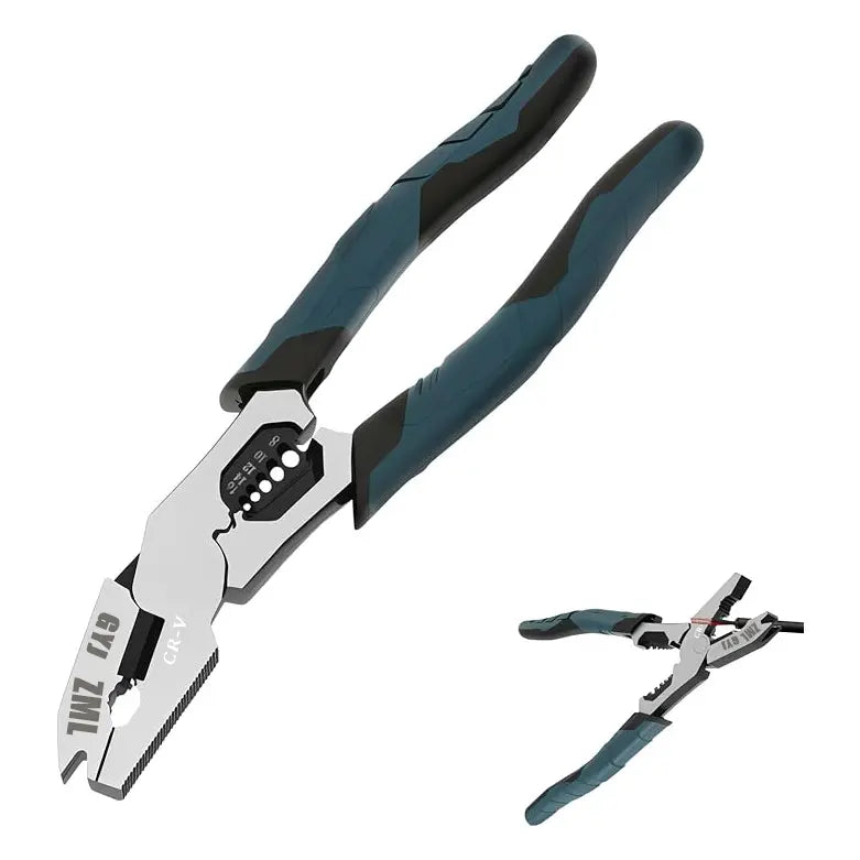 6-in-1 Industrial Multi-Function Wire Stripper & Pliers Tool