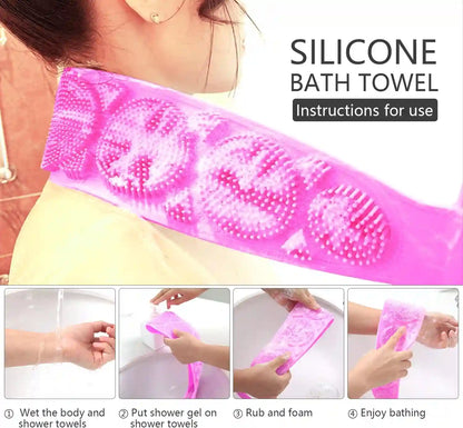 Premium Shower Scrubber for Soft Skin and Deep Cleaning