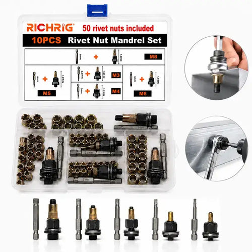 Turn Your Drill Into a Riveter — Install Rivet Nuts in Seconds