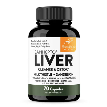 Liver Cleanse Detox Capsules - 11-in-1 Natural Liver Detox