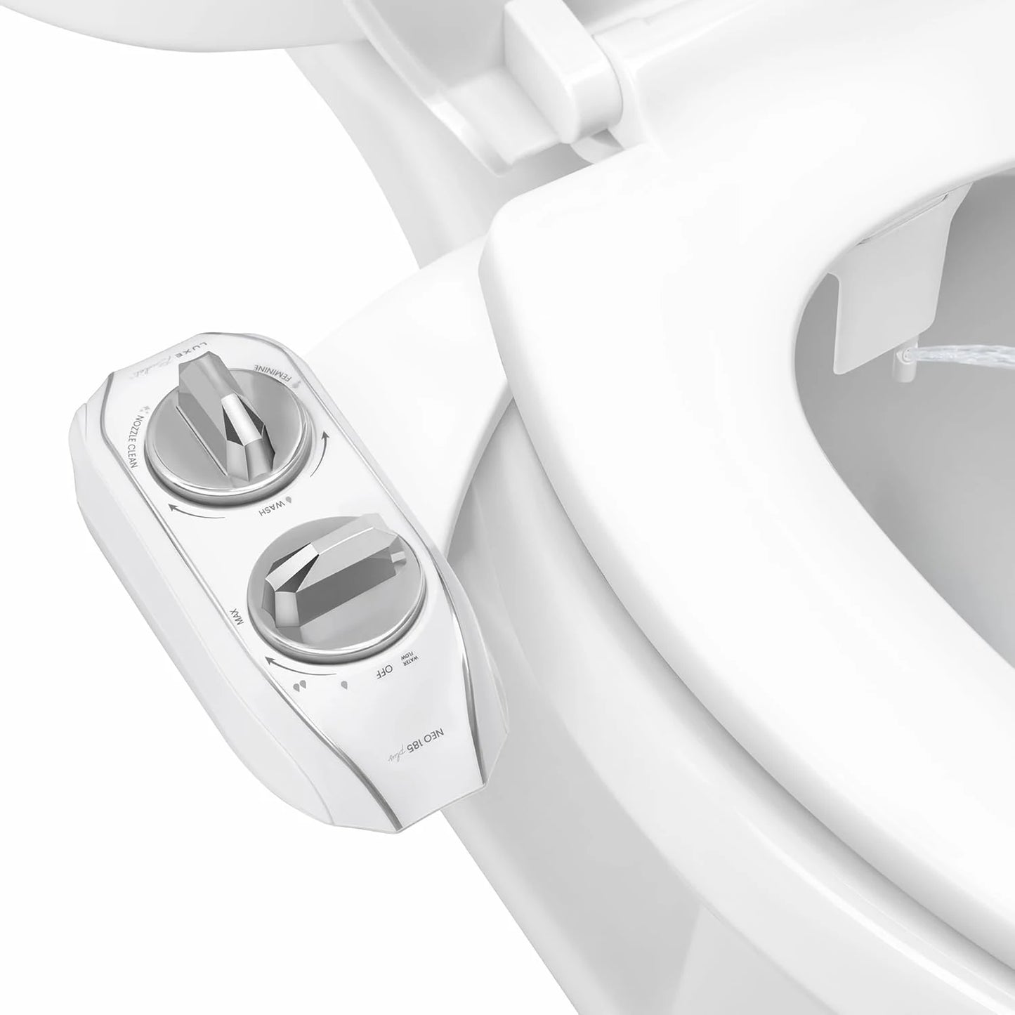 Bidet Toilet Attachment – 360° Self-Cleaning Dual Nozzles For Feminine & Rear Wash