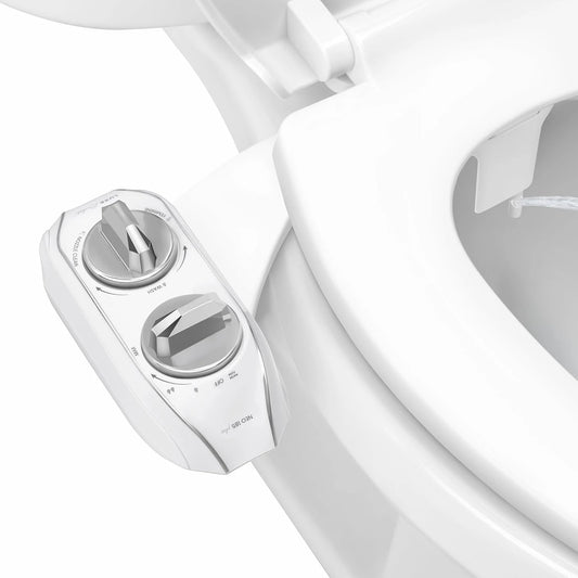 Bidet Toilet Attachment – 360° Self-Cleaning Dual Nozzles For Feminine & Rear Wash