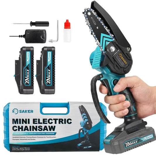 Mini Chainsaw – Ultra-Lightweight Pure Copper Motor For Effortless One-Hand Pruning
