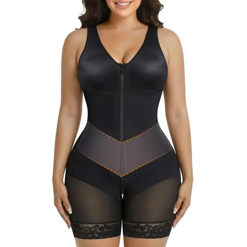 Instant Tummy Control Body Shaper & V-Shape Waist Sculpting Bodysuit
