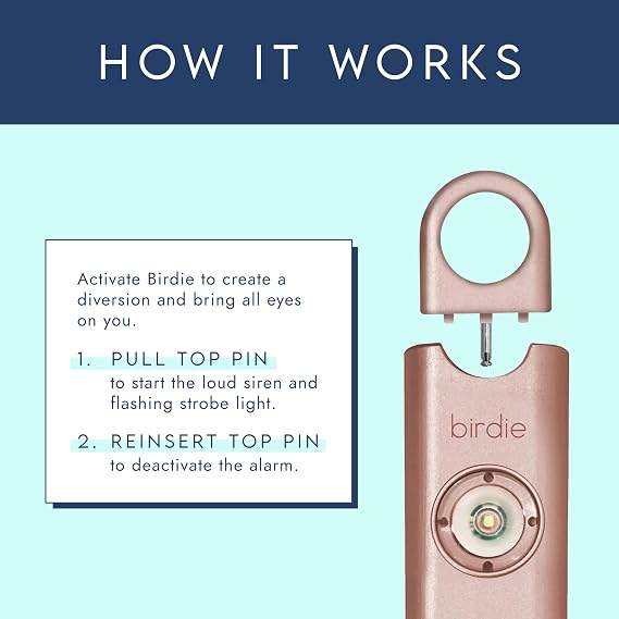 Instant Piercing Protection: Self-Defense Personal Safety Alarm Deter Threats and Stay Safe Anywhere