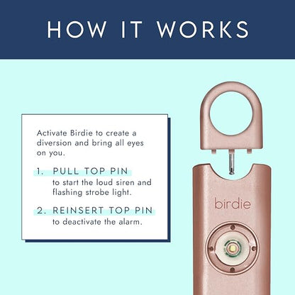 Instant Piercing Protection: Self-Defense Personal Safety Alarm Deter Threats and Stay Safe Anywhere