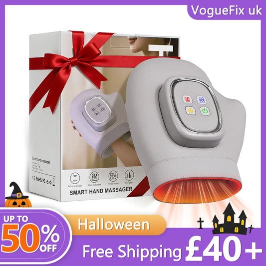 Air Compression Hand Massager with Heat & Relief