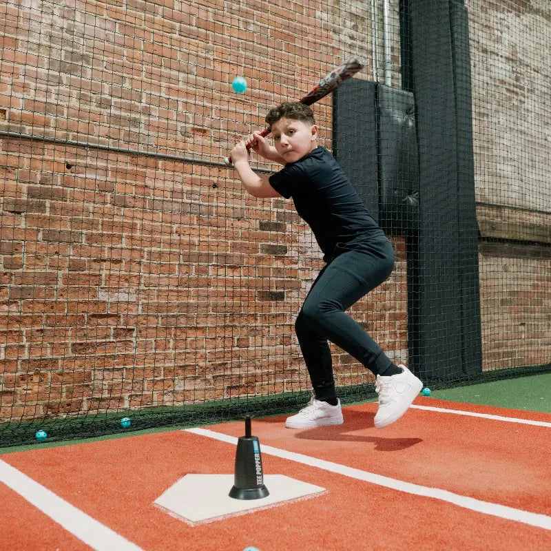 Portable Mini Baseball Tee Popper Hitting Trainer Bundle