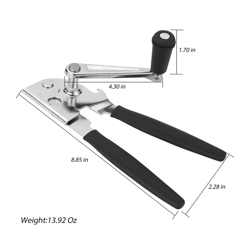Heavy-Duty Manual Can Opener for Zero Strain