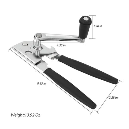Heavy-Duty Manual Can Opener for Zero Strain