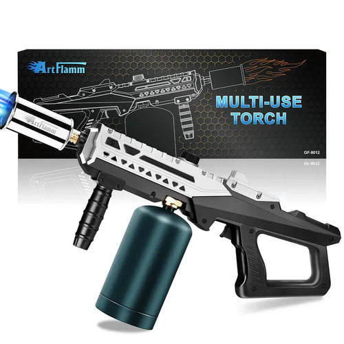 Propane Torch Flamethrower – Adjustable Blow Torch for BBQ & Campfires(Tank Not Included)