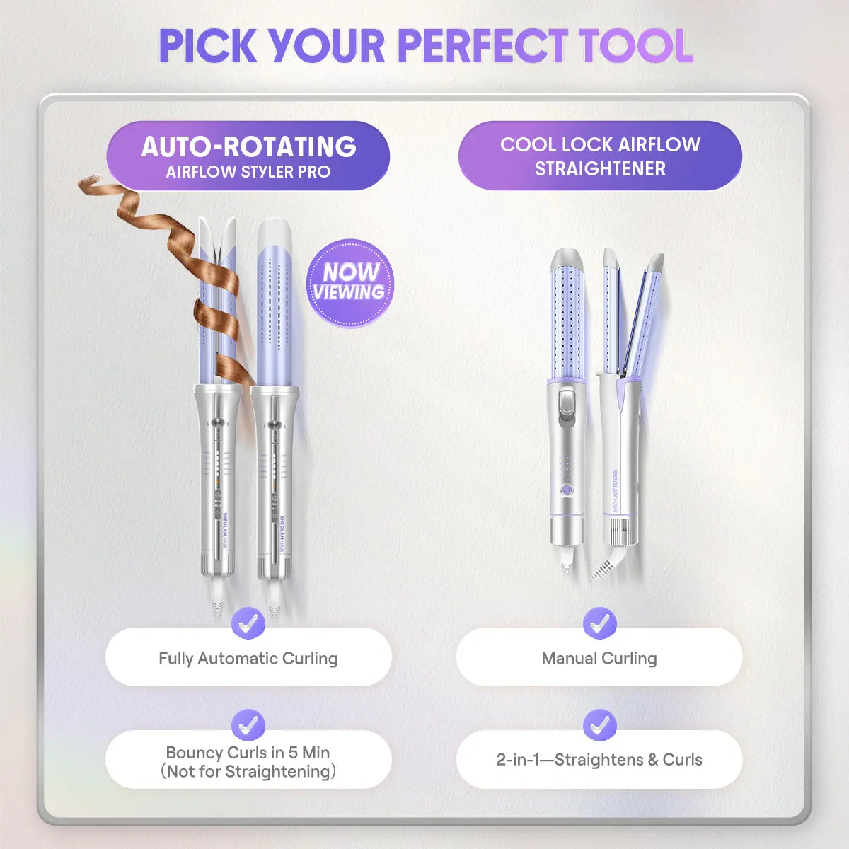 Effortless Auto-Rotating Hair Styler for Salon-Grade Bouncy Curls with Zero Heat Damage