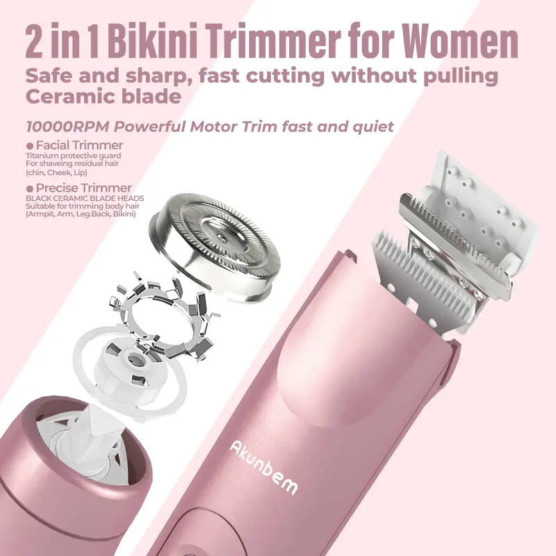 Painless Electric Trimmer Delivers Silky Smooth Skin Without Any Cuts Or Hair Pulling