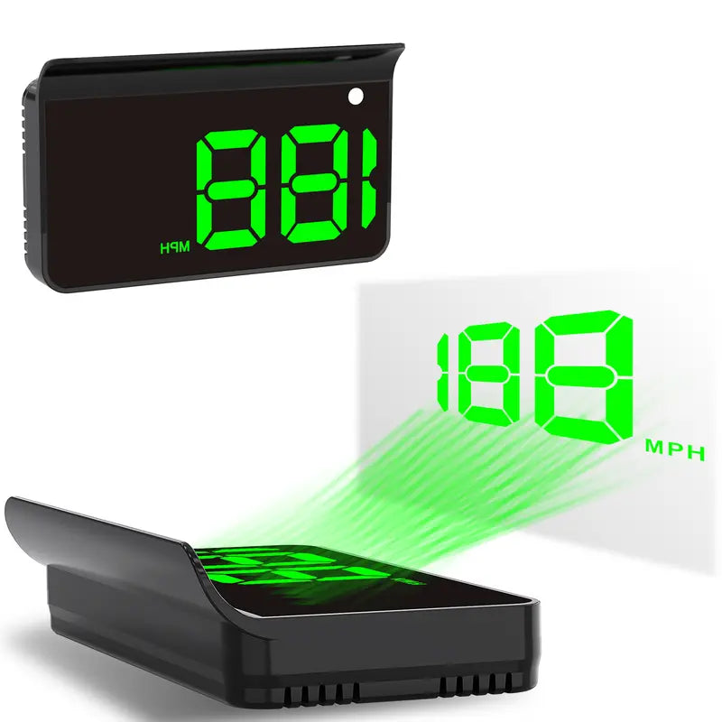 Digital Car GPS Speedometer HUD with Screen Hood