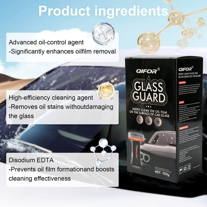 Crystal Clear Windshield, Zero Glare, Safer Night Driving
