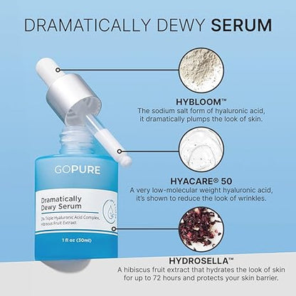 Power Trio Facial Serums Set - Total Skin Transformation In 3 Simple Steps