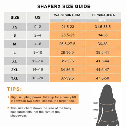 Instant Tummy Control Body Shaper & V-Shape Waist Sculpting Bodysuit