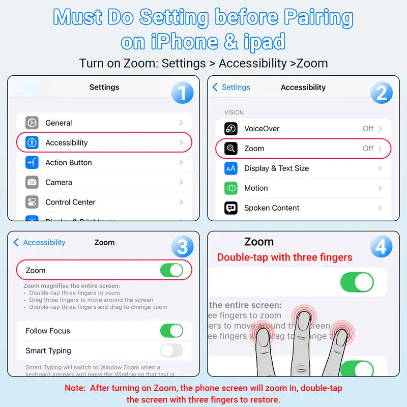 Wireless Bluetooth Ring Video Remote Controller