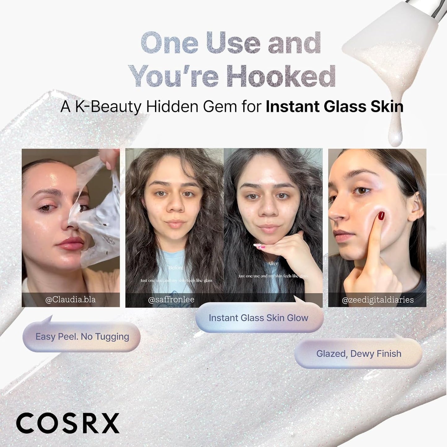 Collagen Wrapping Glass-Skin Peel Mask
