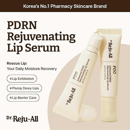 Unlock Glass-Skin Lips Instantly with Advanced PDRN Serum for Deep Hydration and Wrinkle Smoothing