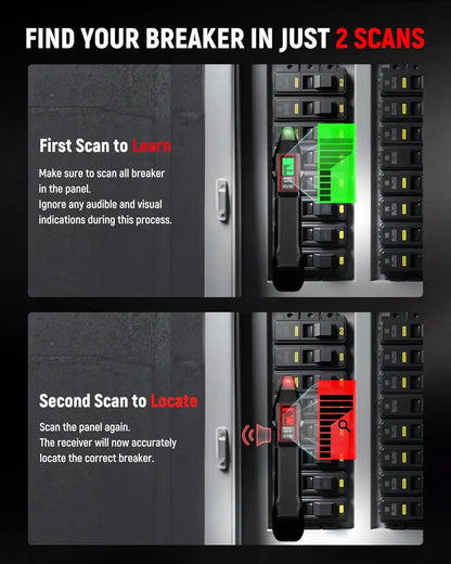 Circuit Breaker Finder – Digital Signal Scan For Instant Fuse Locating