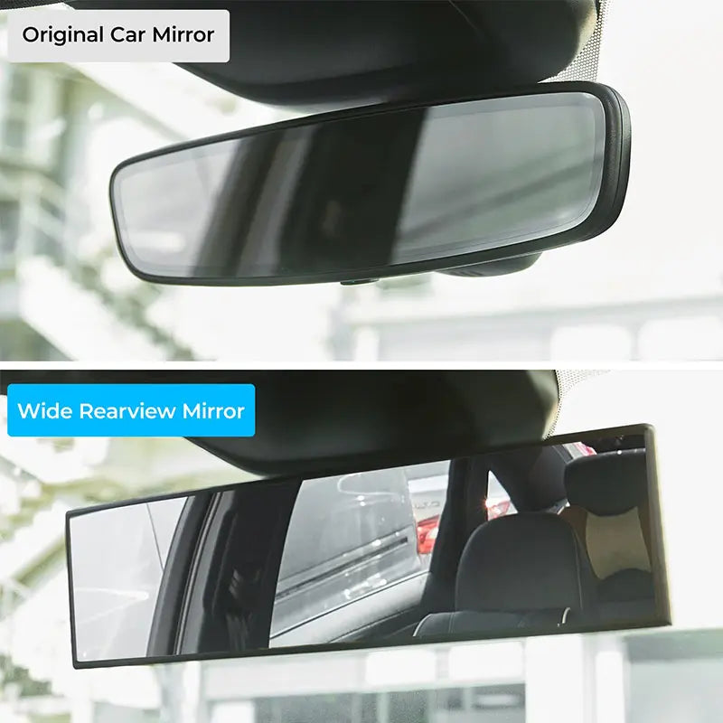 Crystal Clear Panoramic Rearview Mirror | 2 Pack per Set