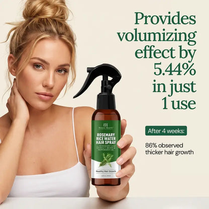 Rosemary Rice Water Spray For Stronger Fuller Hair Growth