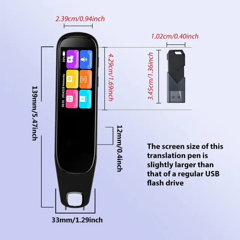 Smart Translation Pen – 1-Second AI Scanning For Instant Global Content Understanding