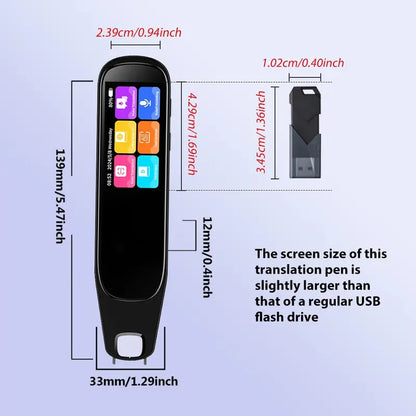 Smart Translation Pen – 1-Second AI Scanning For Instant Global Content Understanding