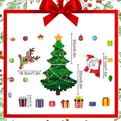 DIY Christmas Refrigerator Magnets Set for Festive Home Holiday Decor