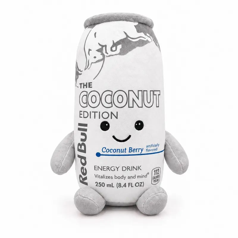 Cute Energy Drink Can Plushie Toy for Soft Desk & Bedroom Decor