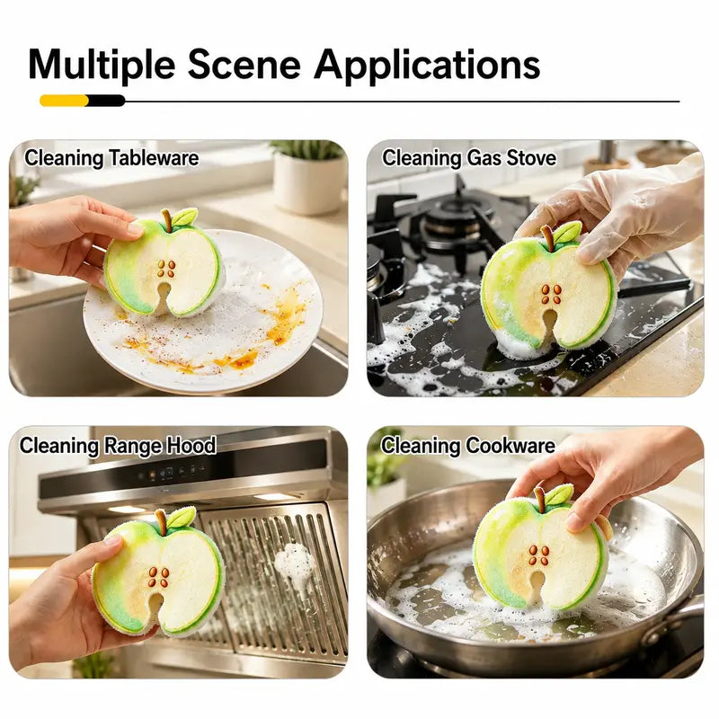 Water Activated Cellulose Sponge For Non Scratch Scrubbing
