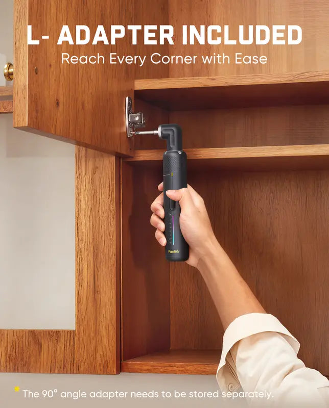 Cordless Precision Electric Screwdriver Set with 7 Torques