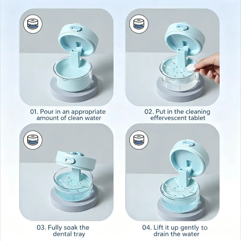 Buy Cleaning Case, Get Free Tablets for Fresh Odor-Free Aligners Daily
