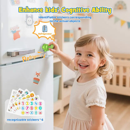Master 592 Words Fast with Interactive Dinosaur Scanner & Real-Object Learning Stickers