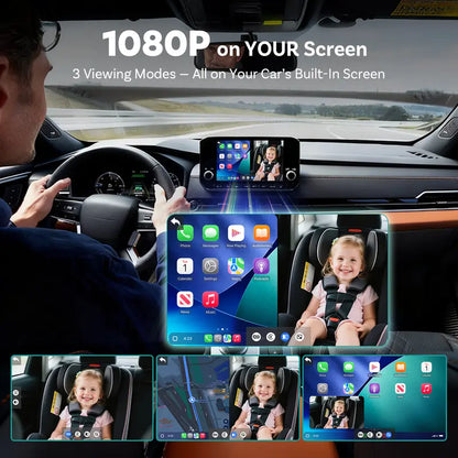Wireless CarPlay Baby Camera – On-Dash Screen Sync For Safer Driving
