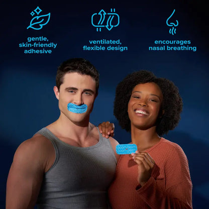 Stop Mouth Breathing Tonight with Gentle Sleep Tape for Deeper Rest and Zero Snoring