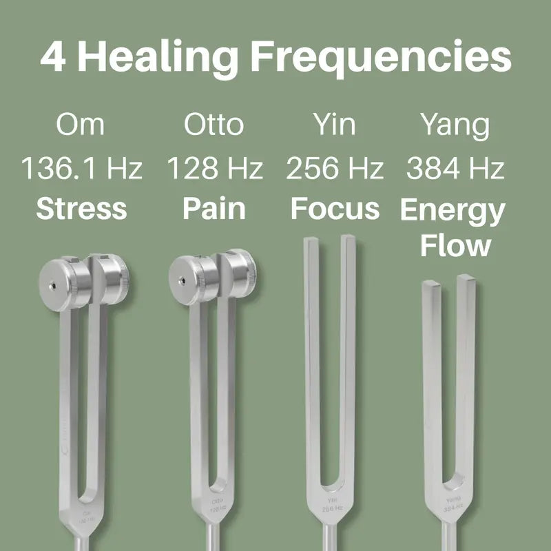 Sound Healing Tuning Fork Set for Balance