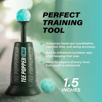 Portable Mini Baseball Tee Popper Hitting Trainer Bundle