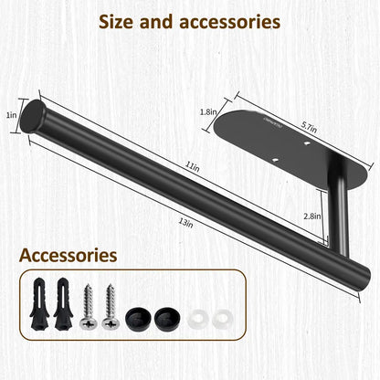 Adhesive Under Cabinet Paper Towel Holder for Storage