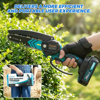 Mini Chainsaw – Ultra-Lightweight Pure Copper Motor For Effortless One-Hand Pruning