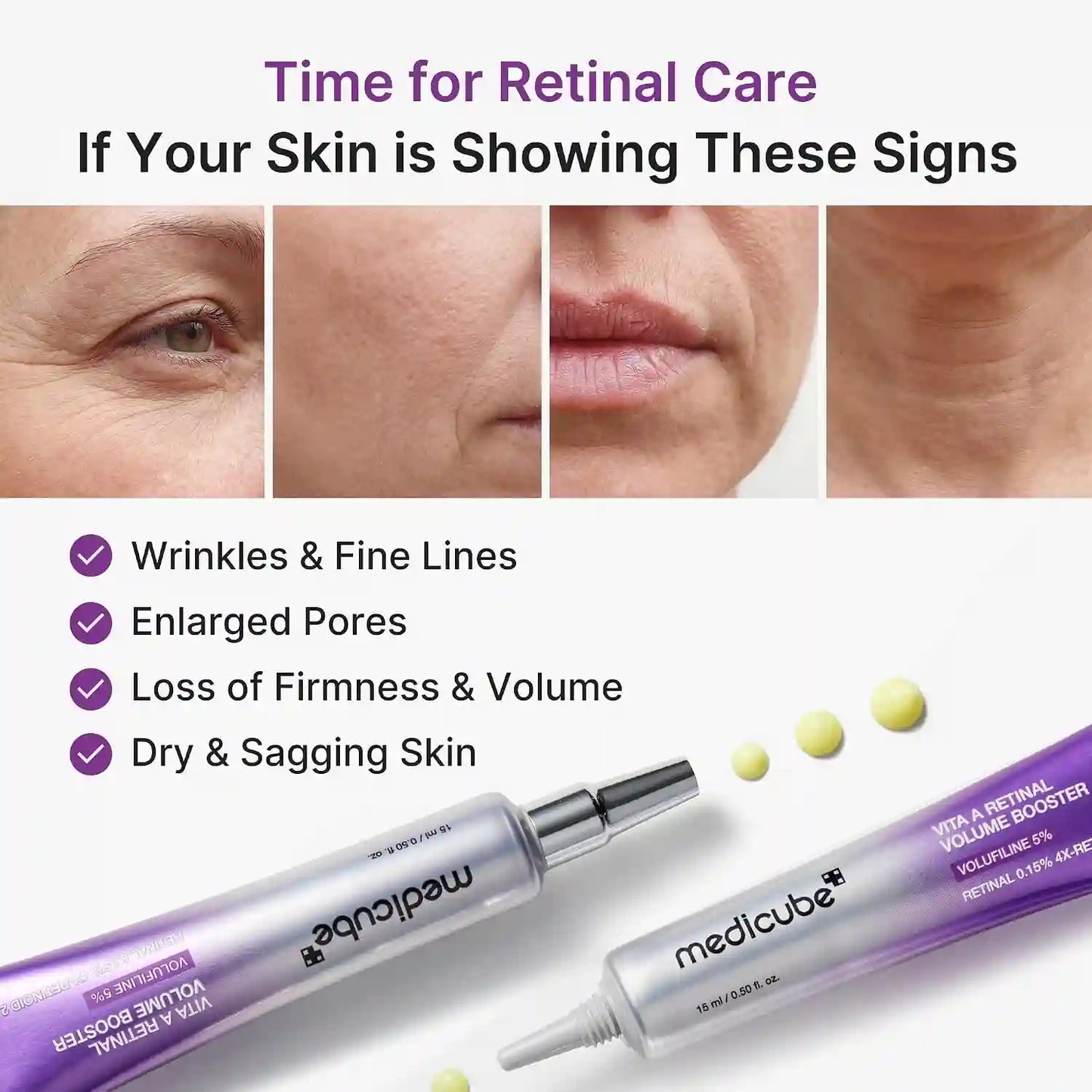 Erase Deep Wrinkles Fast with 4X Retinoid Serum for Firm Smooth Radiant Skin