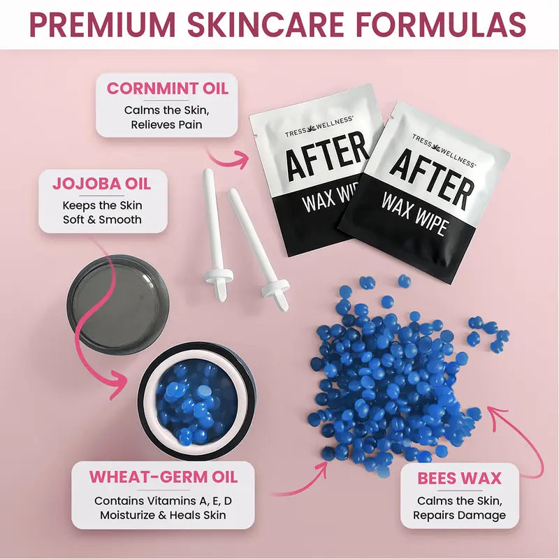 On-The-Go Facial Wax Kit For Painless & Smooth Touch-Ups