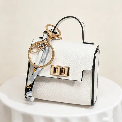 Mini Square Bag Pendant & Chic Bag Charm Keychain